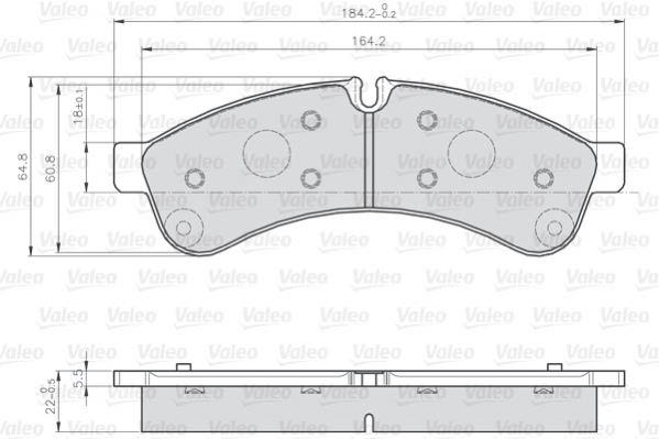 Valeo Remblokset 872231