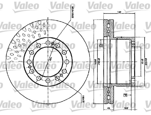 Remschijven Valeo 187117