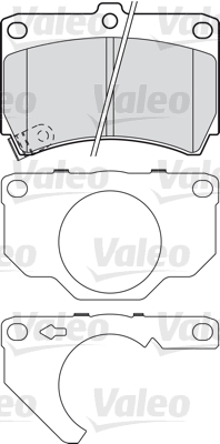 Remblokset Valeo 601018