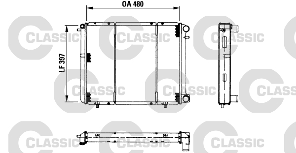 Radiateur Valeo 230180