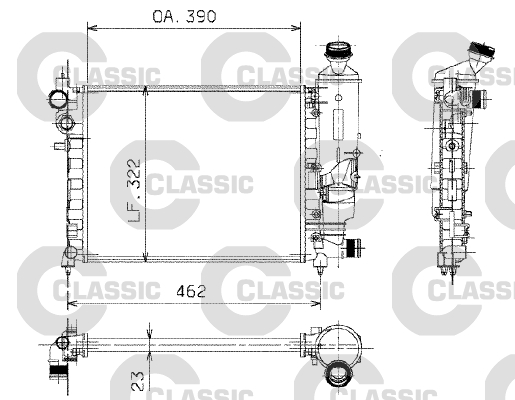 Radiateur Valeo 230372