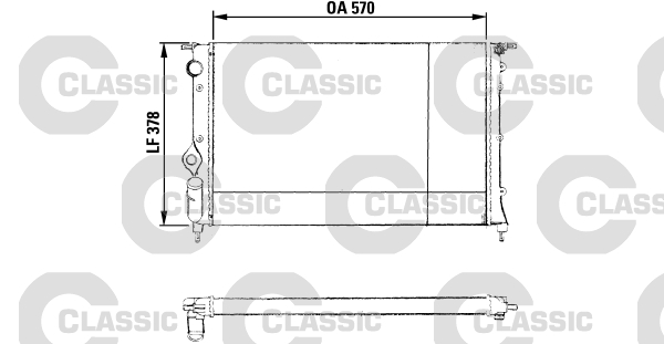 Radiateur Valeo 230551