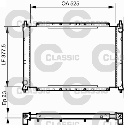 Radiateur Valeo 230565