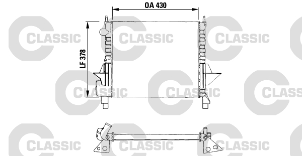 Radiateur Valeo 230633