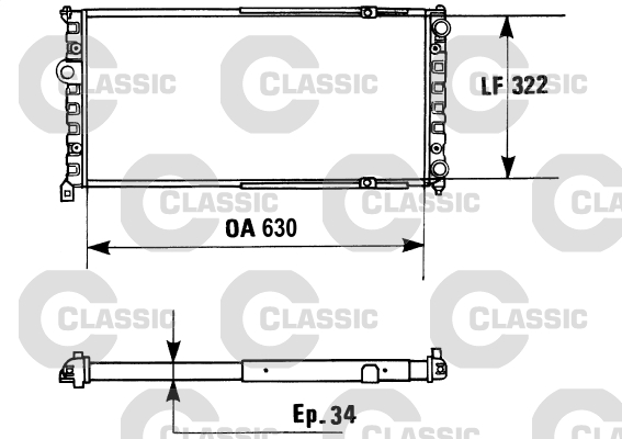 Radiateur Valeo 230945