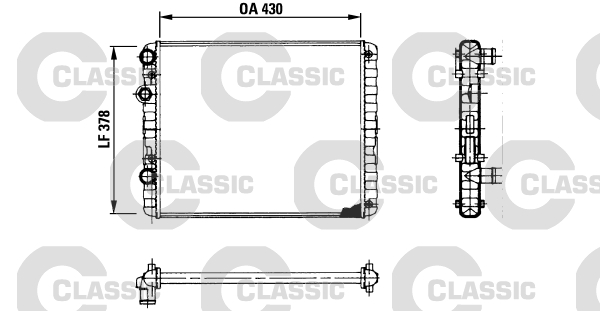 Radiateur Valeo 230956