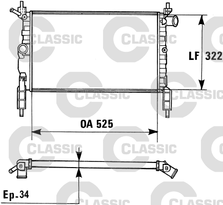 Radiateur Valeo 230975