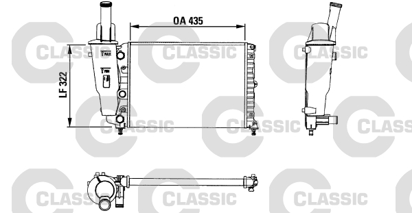 Radiateur Valeo 230976