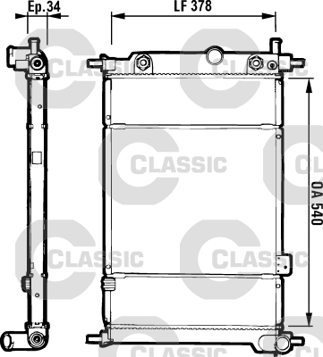 Radiateur Valeo 230994