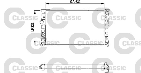 Radiateur Valeo 231025