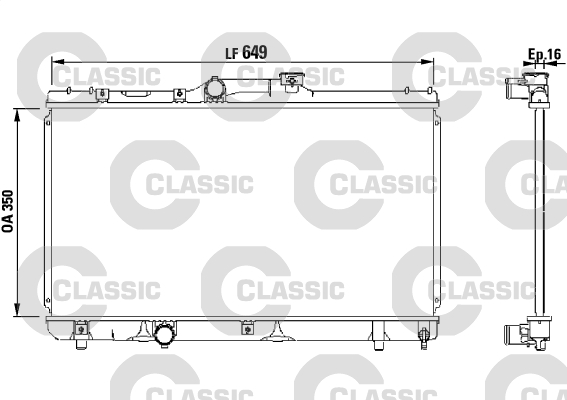 Radiateur Valeo 231441