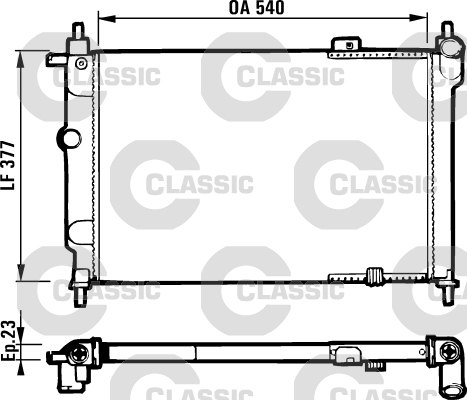 Radiateur Valeo 231551