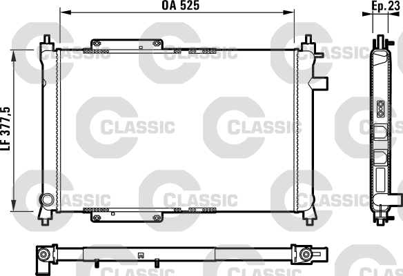 Radiateur Valeo 231818