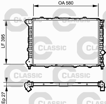 Radiateur Valeo 232248