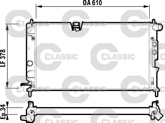 Radiateur Valeo 232347