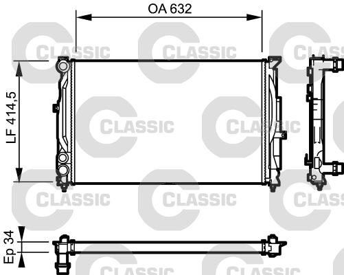 Radiateur Valeo 232361