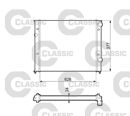 Radiateur Valeo 232437