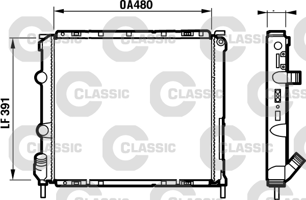 Radiateur Valeo 232474