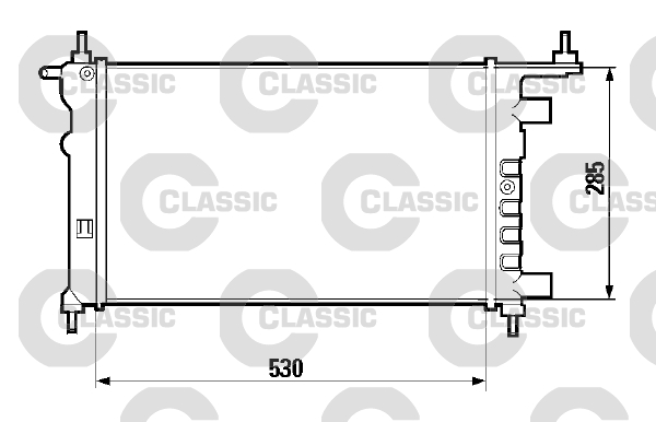 Radiateur Valeo 232606