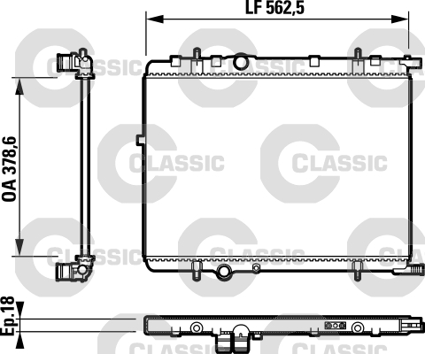 Radiateur Valeo 232890