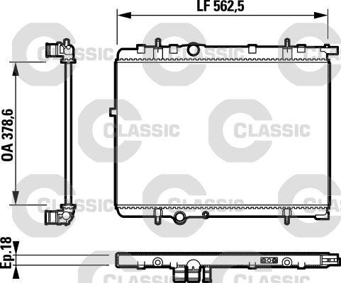 Radiateur Valeo 232891