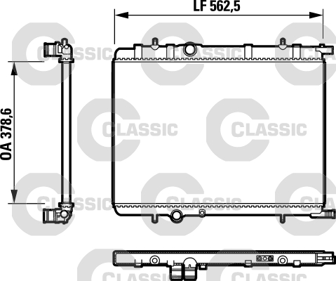 Radiateur Valeo 232892