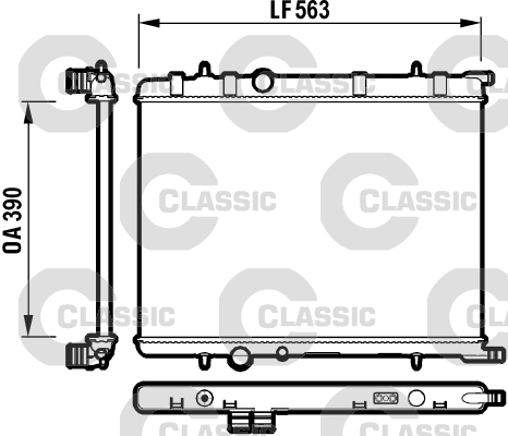 Radiateur Valeo 232908