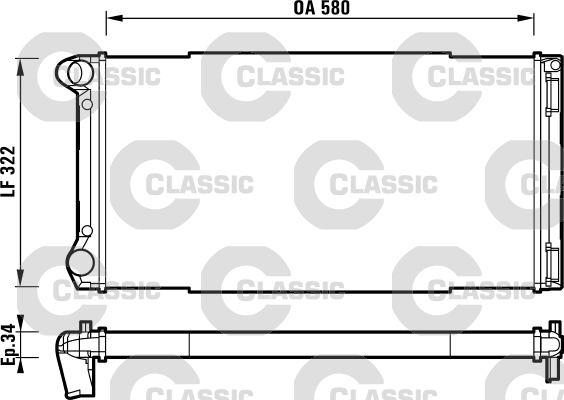 Radiateur Valeo 232913