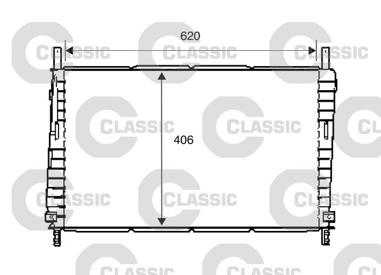 Radiateur Valeo 234286
