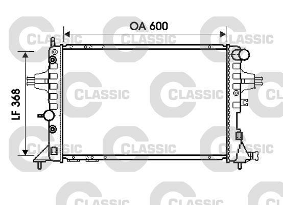 Radiateur Valeo 234388