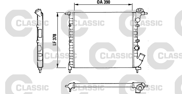 Radiateur Valeo 316655