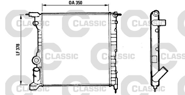 Radiateur Valeo 316656