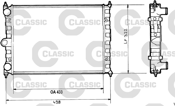 Radiateur Valeo 316703