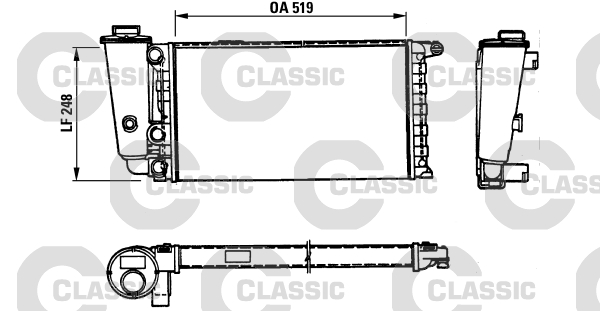 Radiateur Valeo 316707