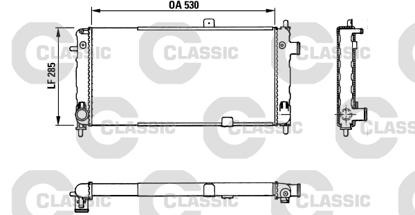 Radiateur Valeo 383771