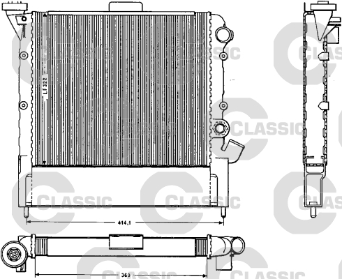 Radiateur Valeo 383852