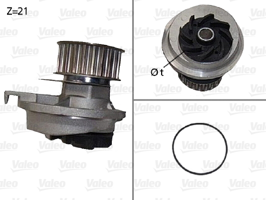 Waterpomp Valeo 506087