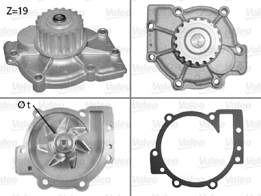 Waterpomp Valeo 506325