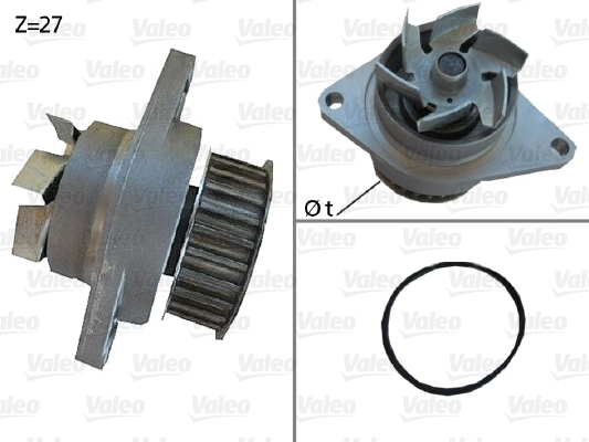 Waterpomp Valeo 506385