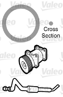 Koelmiddelbuis pakking Valeo 509738