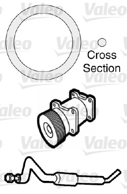 Koelmiddelbuis pakking Valeo 509742