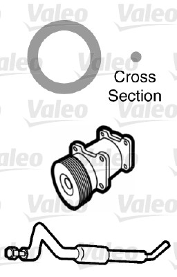 Koelmiddelbuis pakking Valeo 509746