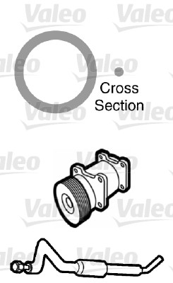 Koelmiddelbuis pakking Valeo 509748