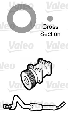 Koelmiddelbuis pakking Valeo 509752