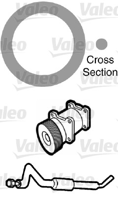 Koelmiddelbuis pakking Valeo 509753