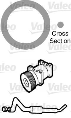 Koelmiddelbuis pakking Valeo 509755