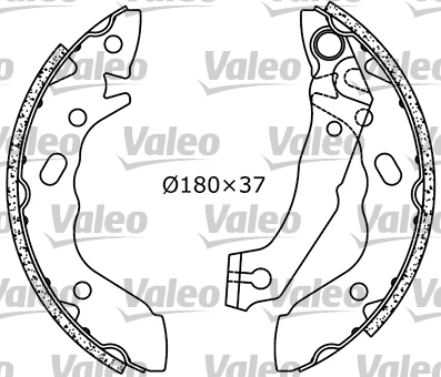 Remschoen set Valeo 553835