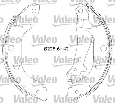 Remschoen set Valeo 553853