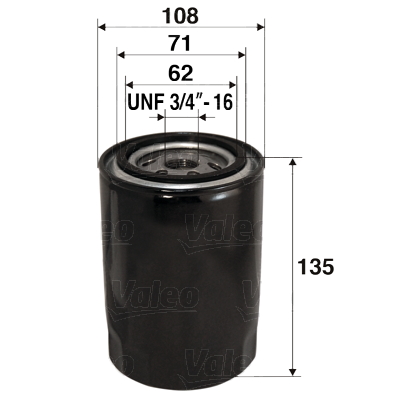 Oliefilter Valeo 586059