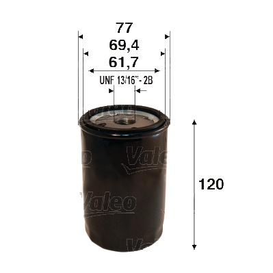 Oliefilter Valeo 586099